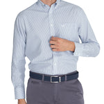 Camisa Libre De Arrugas Hombre WF Cuello Button-Down Marino Rockford