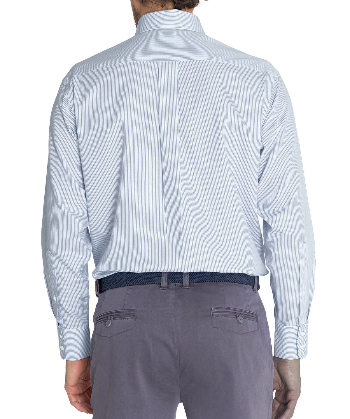 Camisa Libre De Arrugas Hombre WF Cuello Button-Down Marino Rockford