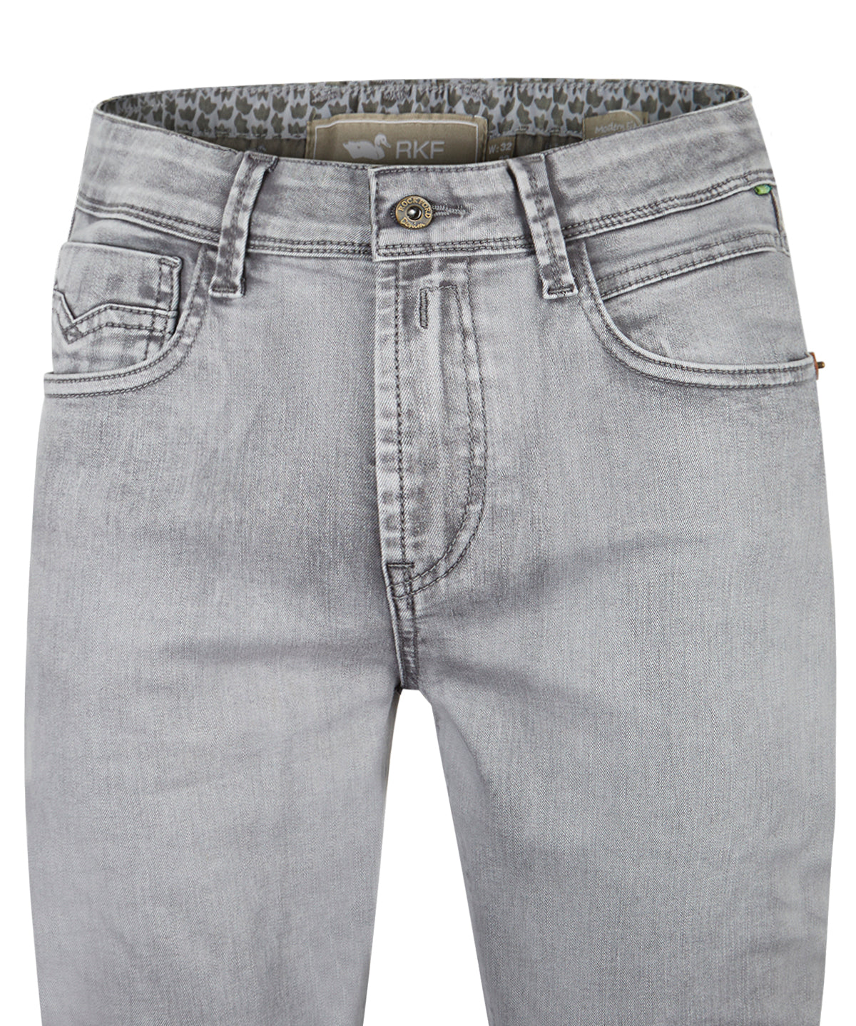 Jeans Algodón Orgánico Hombre Baycolor Gris Rockford