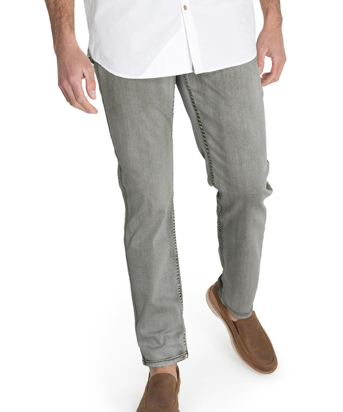 Jeans Algodón Orgánico Hombre Baycolor Verde Rockford