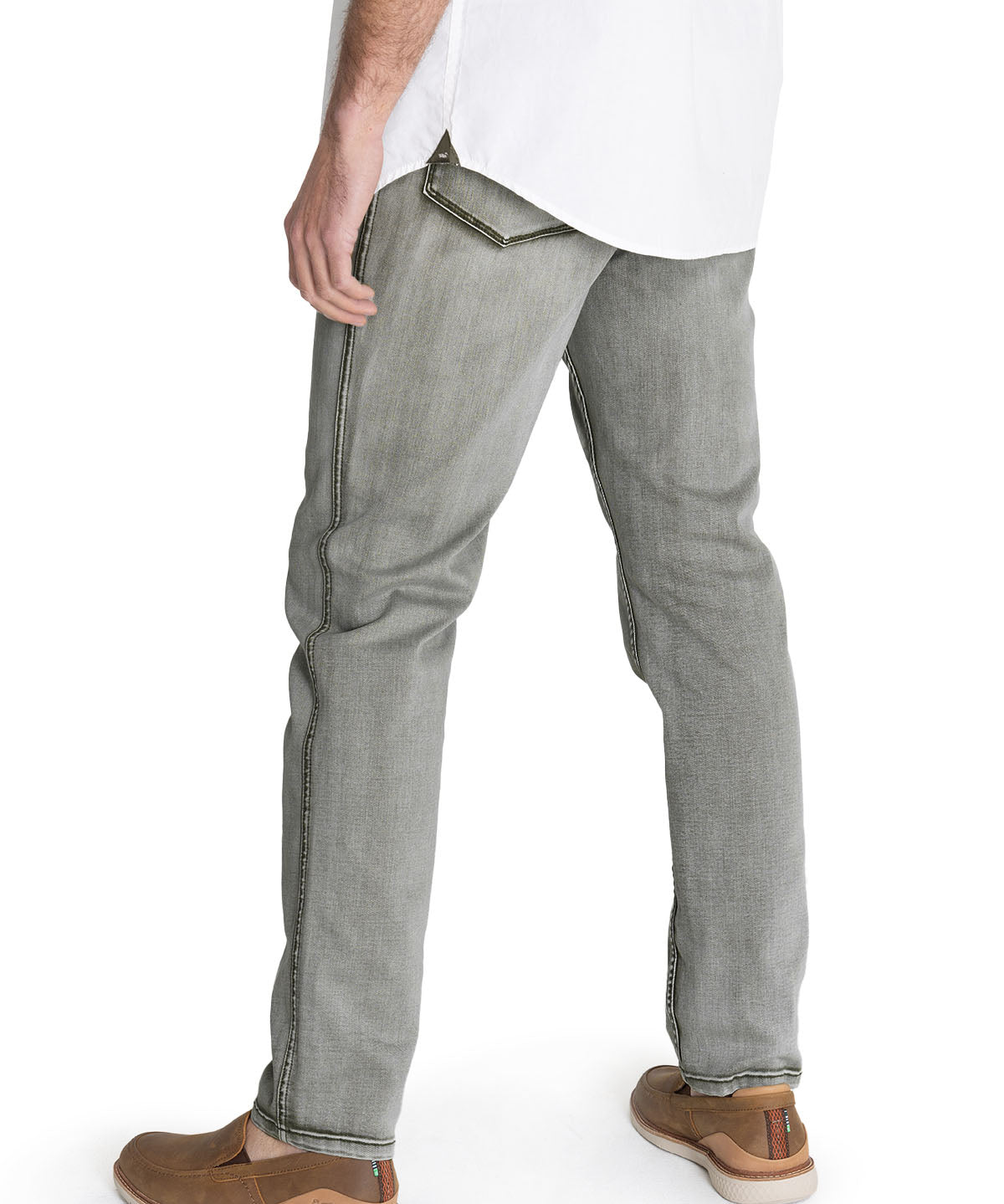 Jeans Algodón Orgánico Hombre Baycolor Verde Rockford