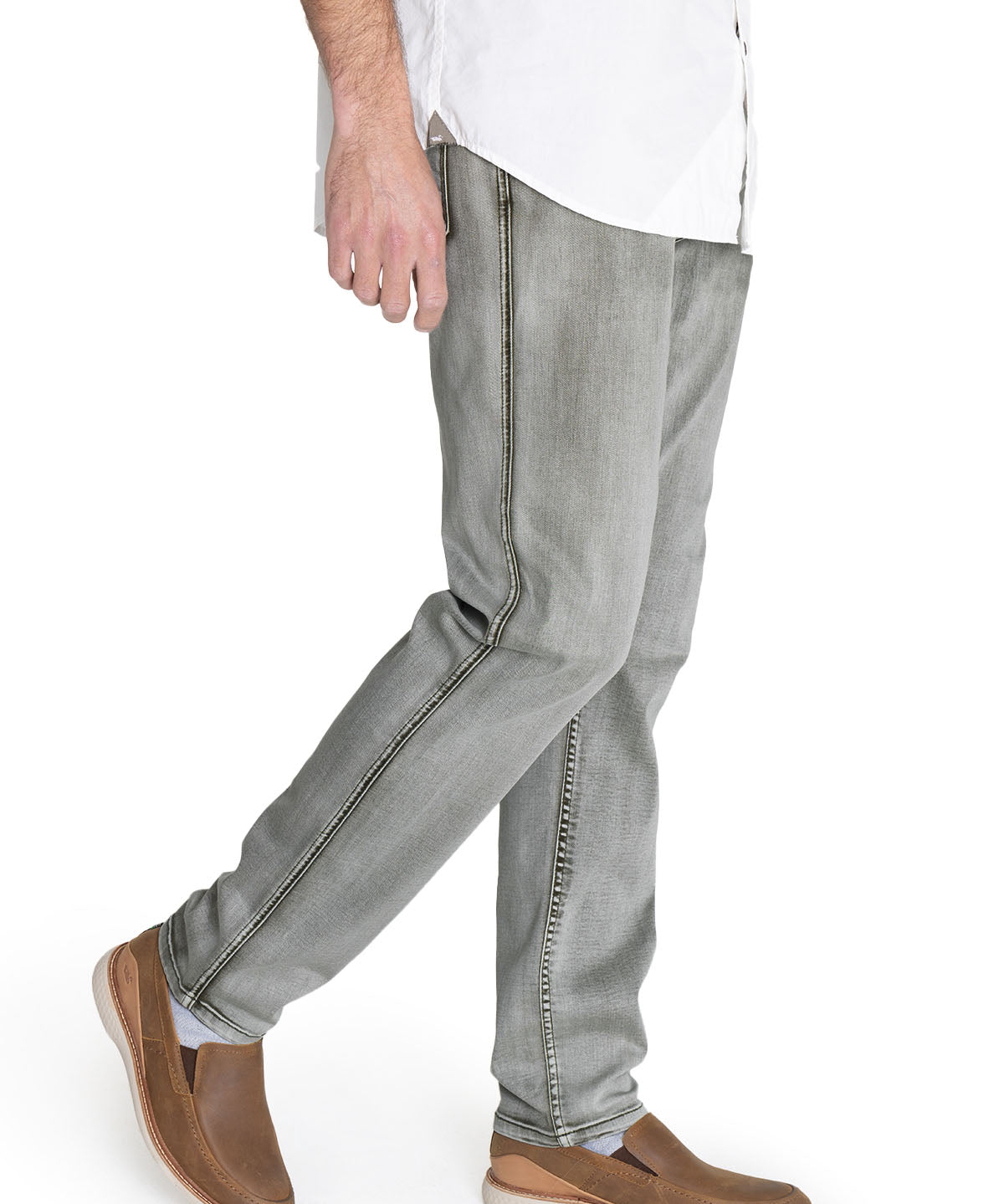 Jeans Algodón Orgánico Hombre Baycolor Verde Rockford