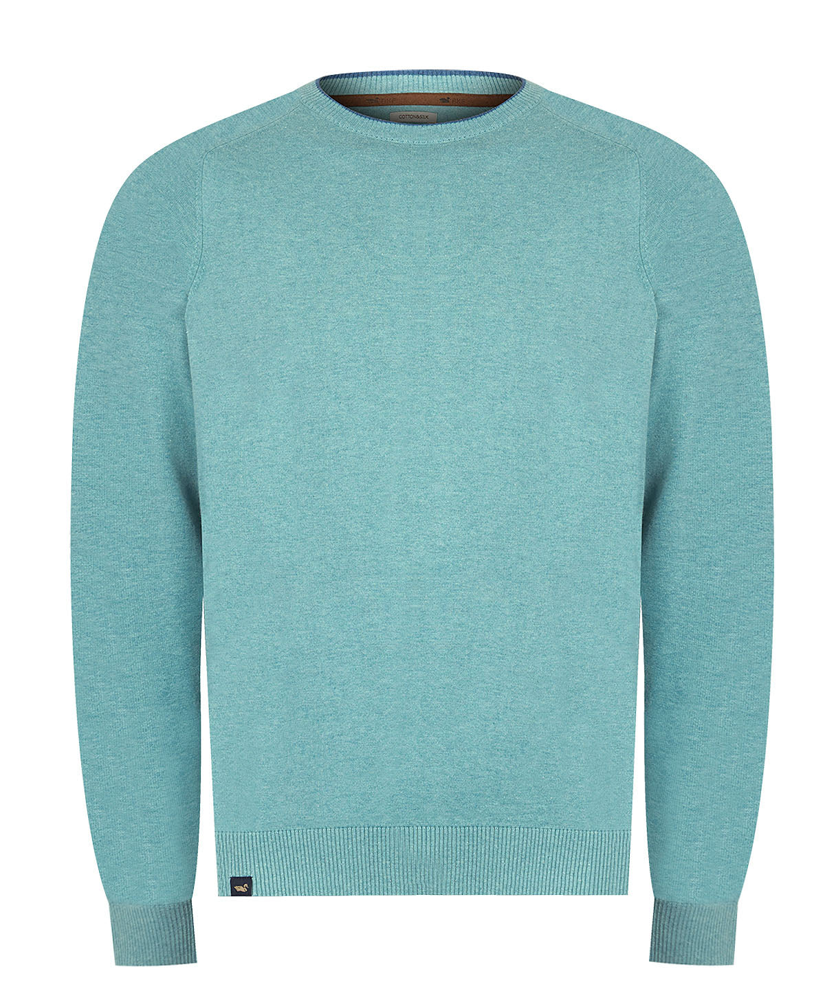 Sweater Algodón Orgánico Hombre Angri Celeste Rockford