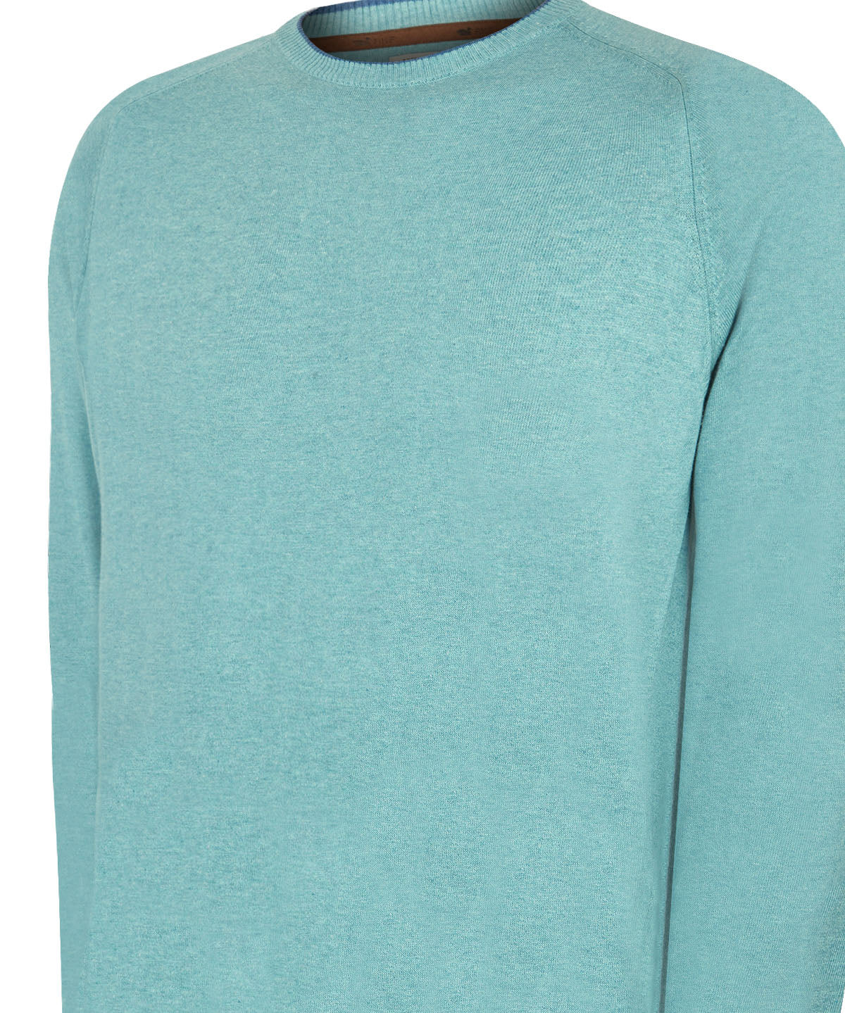 Sweater Algodón Orgánico Hombre Angri Celeste Rockford