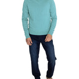 Sweater Algodón Orgánico Hombre Angri Celeste Rockford