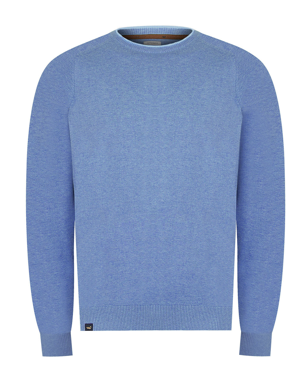 Sweater Algodón Orgánico Hombre Angri Azul Rockford