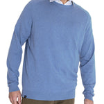 Sweater Algodón Orgánico Hombre Angri Azul Rockford