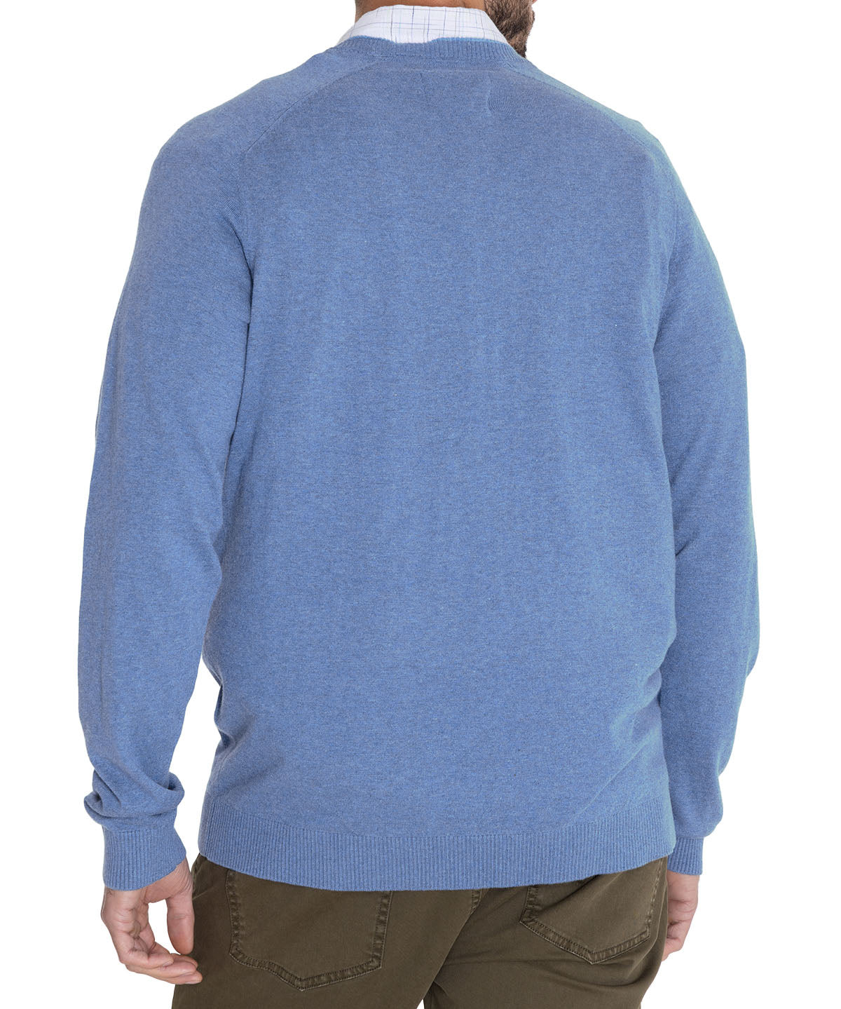 Sweater Algodón Orgánico Hombre Angri Azul Rockford