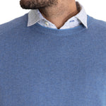Sweater Algodón Orgánico Hombre Angri Azul Rockford