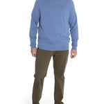 Sweater Algodón Orgánico Hombre Angri Azul Rockford