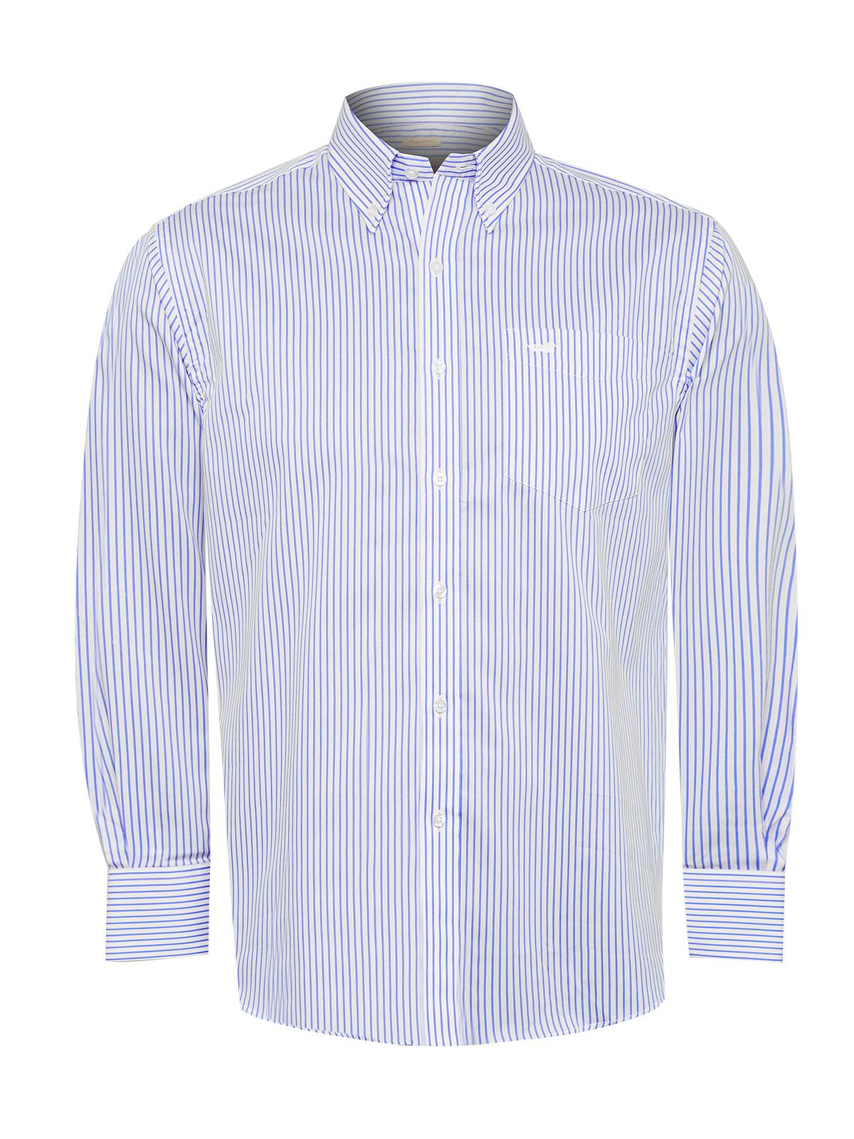Camisa Cuello Button-Down Hombre Easyiron Celeste Rockford