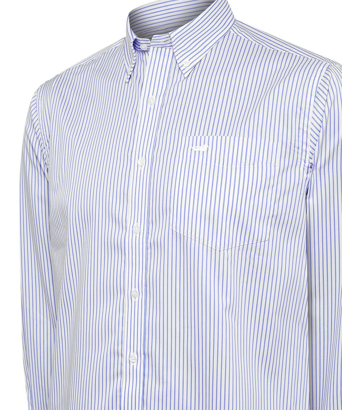 Camisa Cuello Button-Down Hombre Easyiron Celeste Rockford