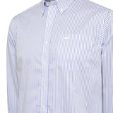 Camisa Cuello Button-Down Hombre Easyiron Celeste Rockford