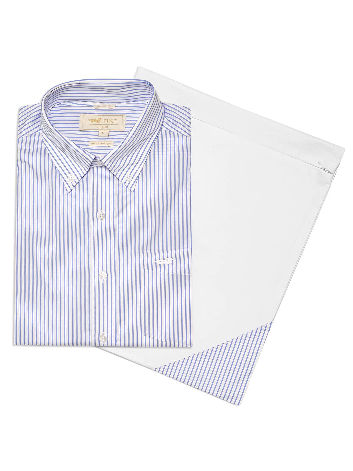 Camisa Cuello Button-Down Hombre Easyiron Celeste Rockford