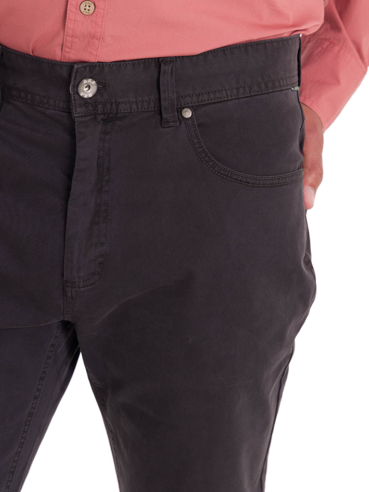 Pantalón Natural Flex Hombre Five Gris Rockford