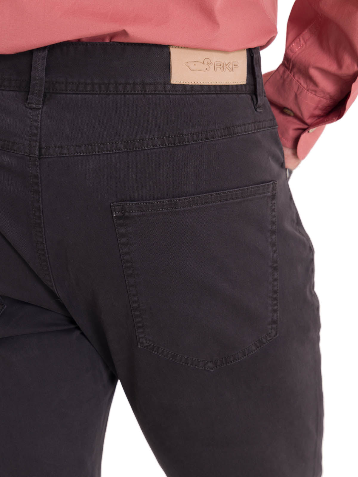 Pantalón Natural Flex Hombre Five Gris Rockford