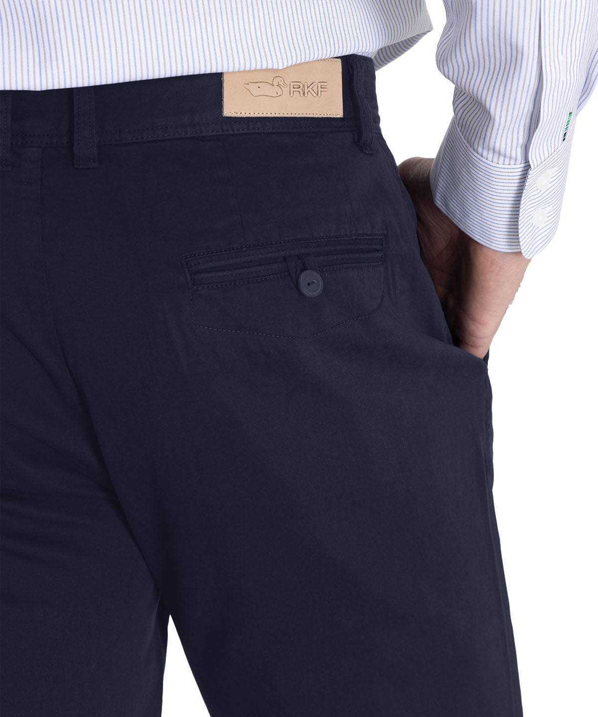 Pantalón Tencel Hombre Napoli Azul Rockford