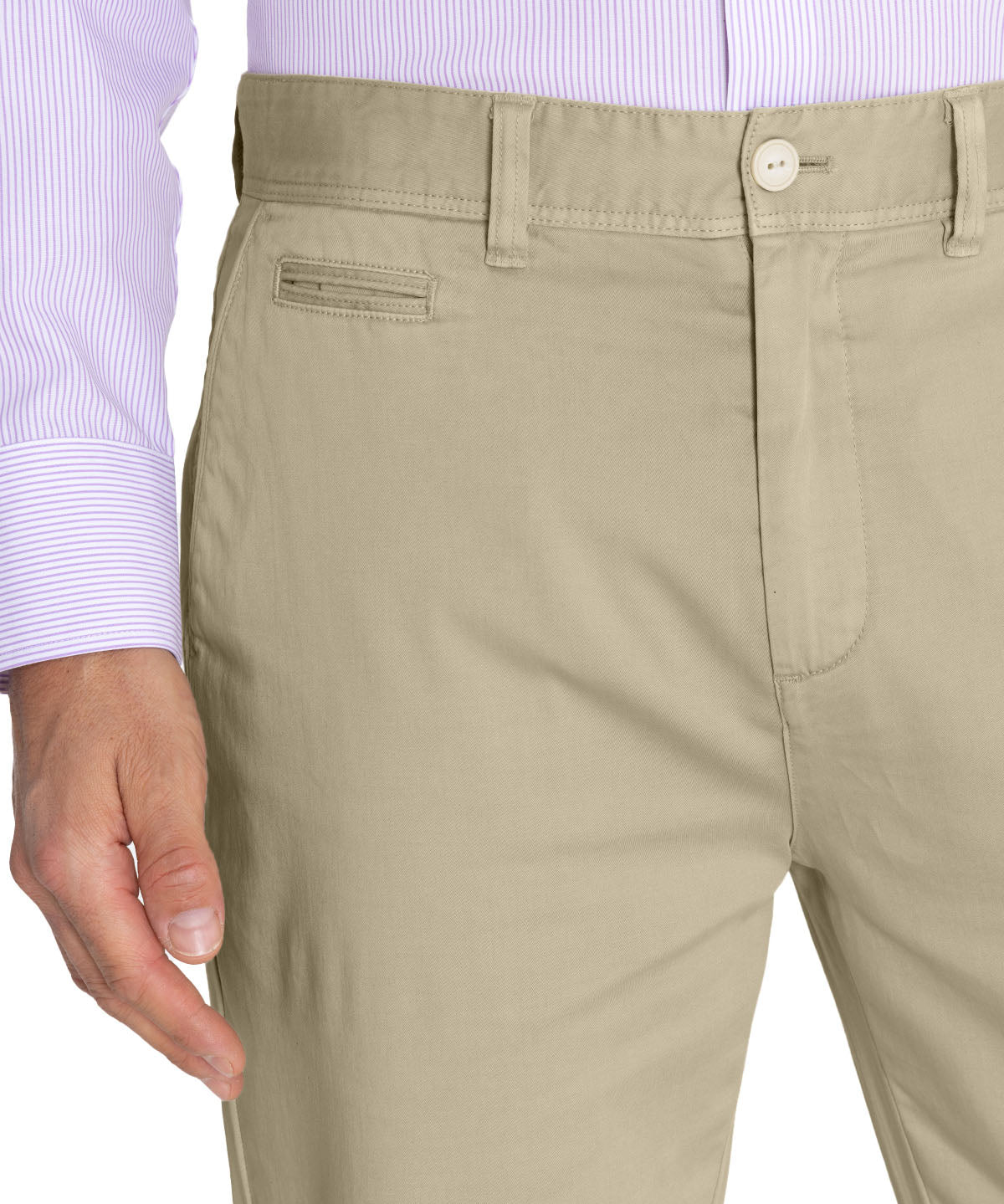 Pantalón Tencel Hombre Napoli Beige Rockford
