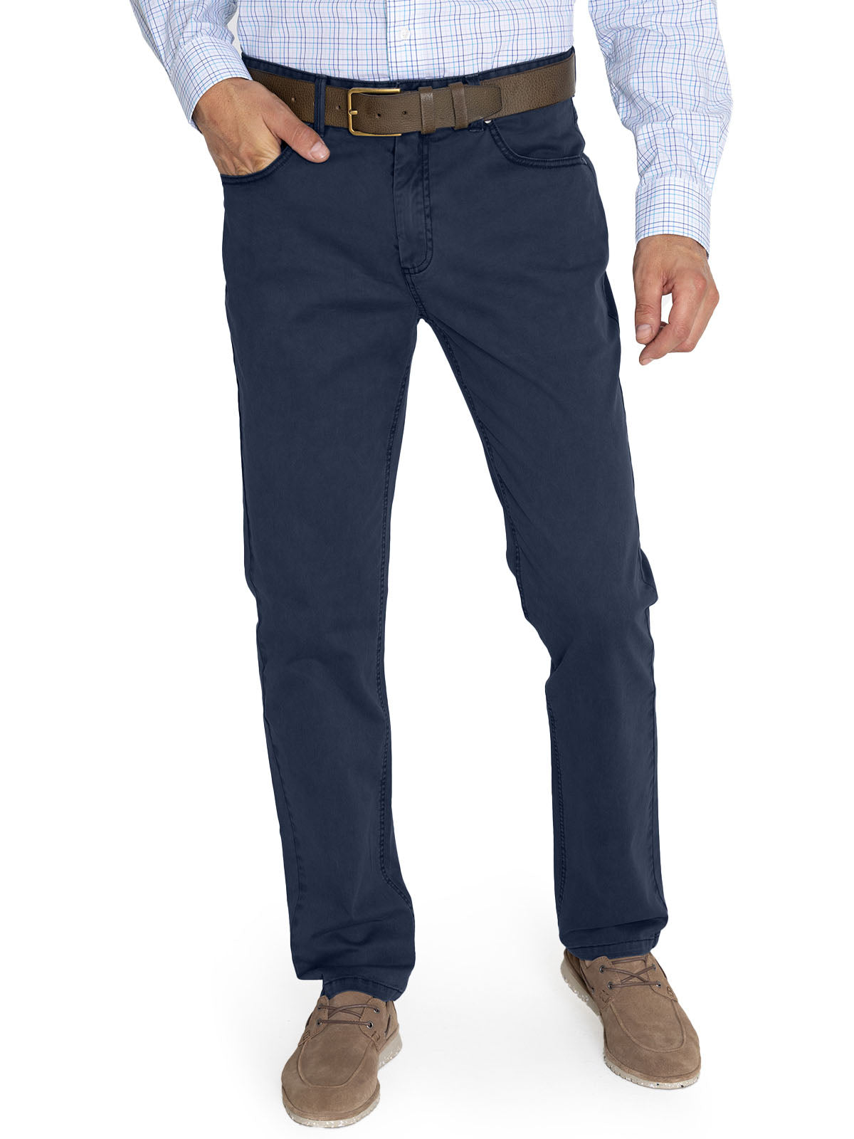 Pantalón Natural Flex Hombre Five Azul Rockford