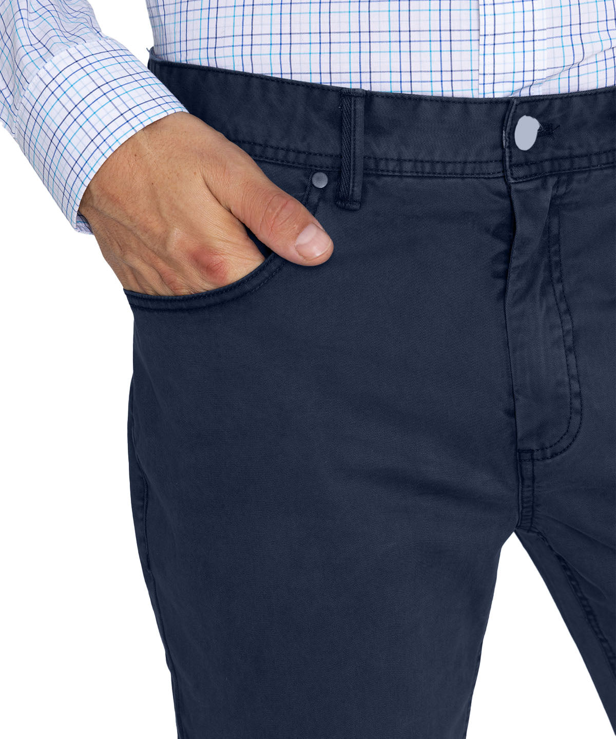 Pantalón Natural Flex Hombre Five Azul Rockford