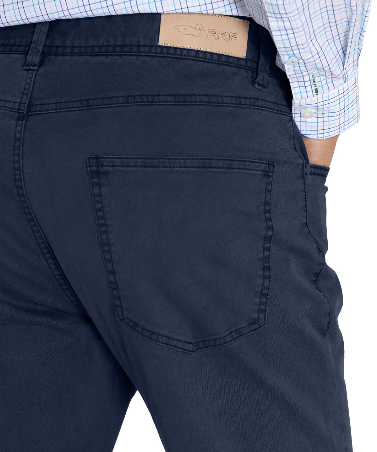 Pantalón Natural Flex Hombre Five Azul Rockford