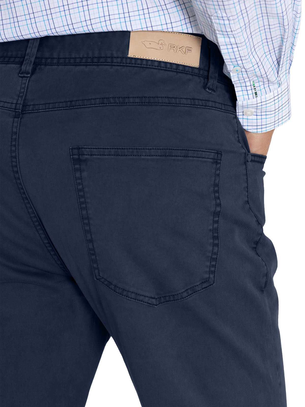 Pantalón Natural Flex Hombre Five Azul Rockford