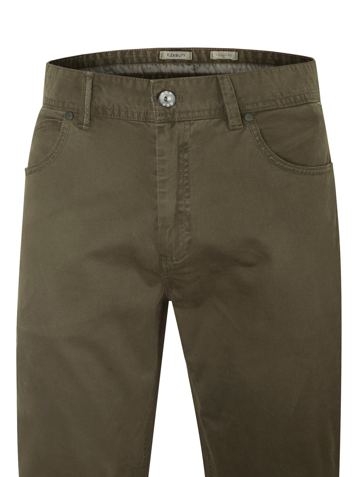 Pantalón Natural Flex Hombre Five Verde Oscuro Rockford