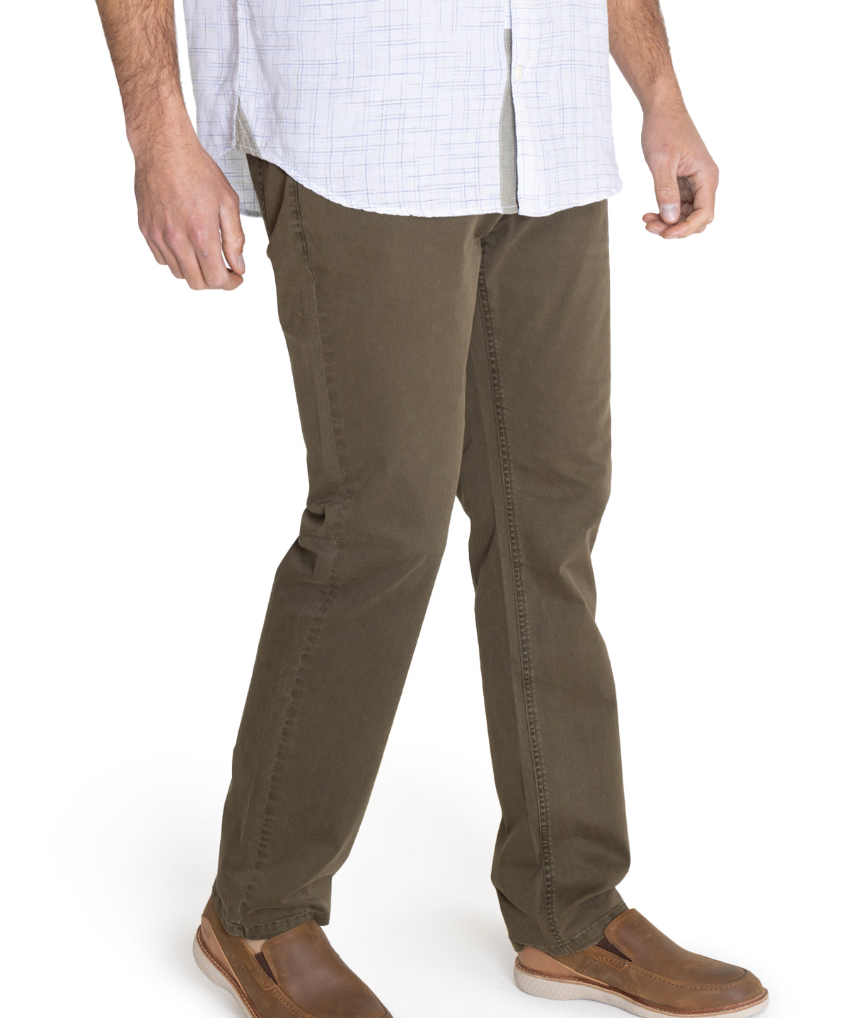 Pantalón Natural Flex Hombre Five Verde Oscuro Rockford
