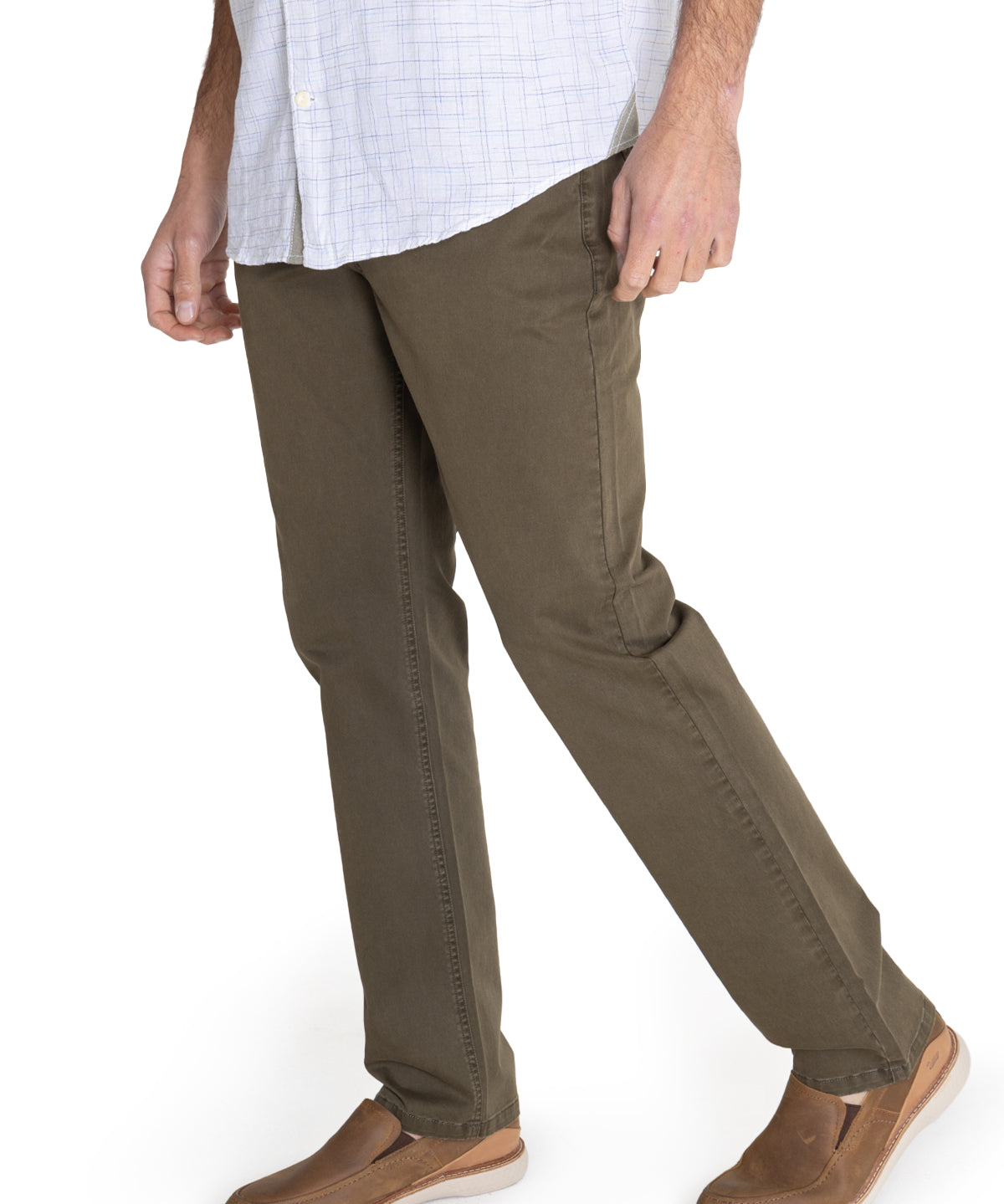 Pantalón Natural Flex Hombre Five Verde Oscuro Rockford