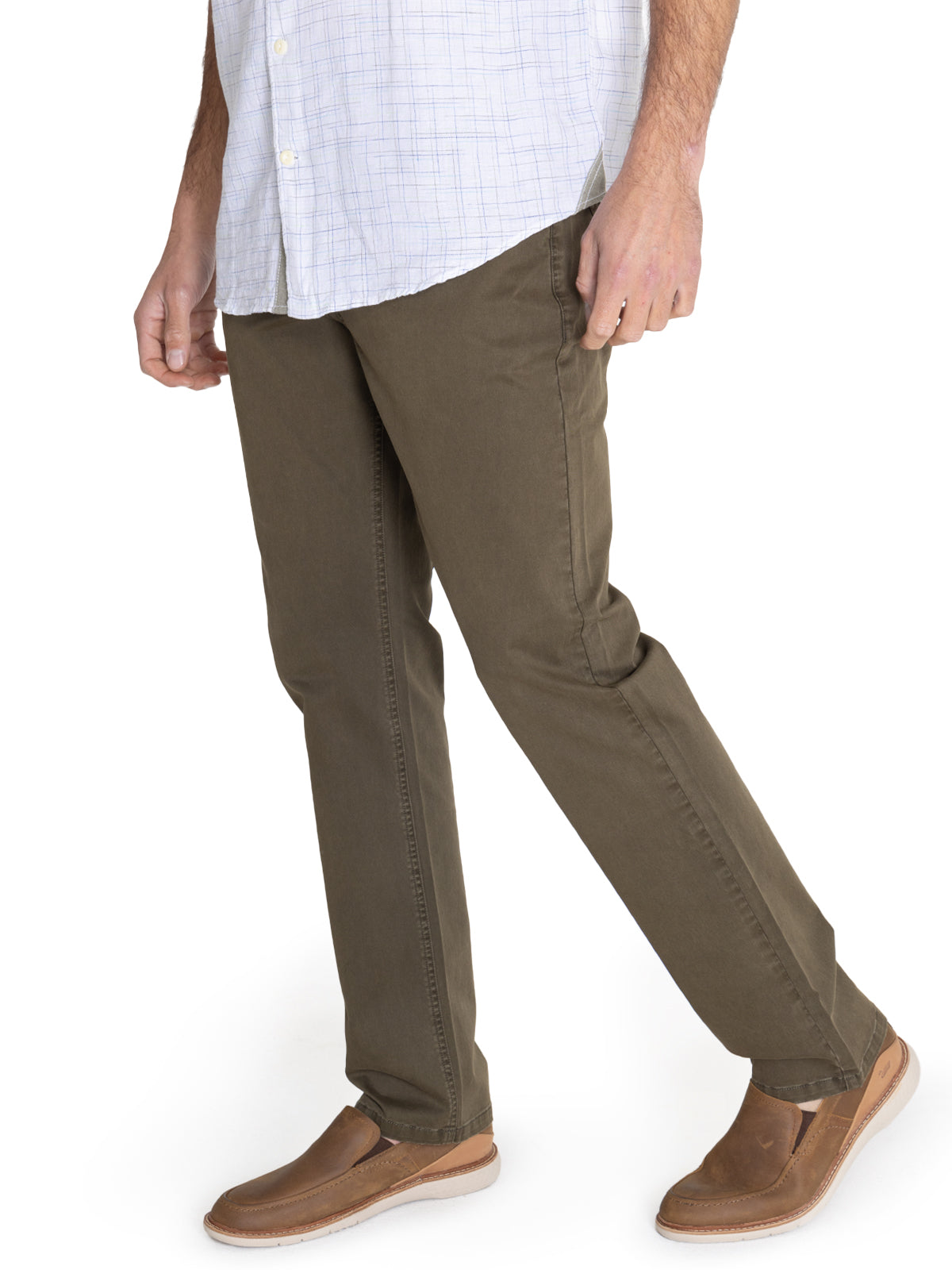 Pantalón Natural Flex Hombre Five Verde Oscuro Rockford