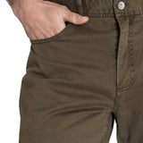 Pantalón Natural Flex Hombre Five Verde Oscuro Rockford