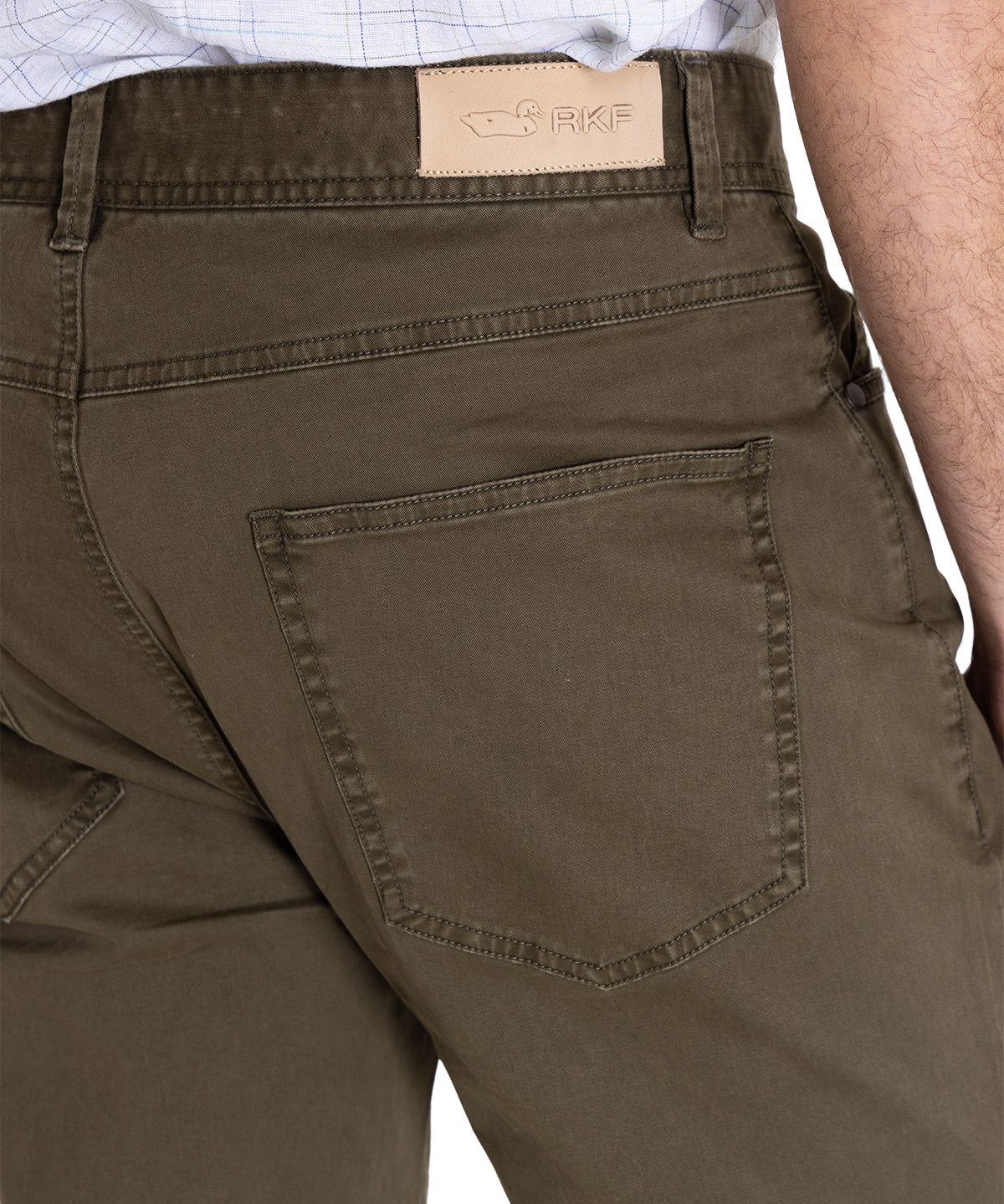 Pantalón Natural Flex Hombre Five Verde Oscuro Rockford