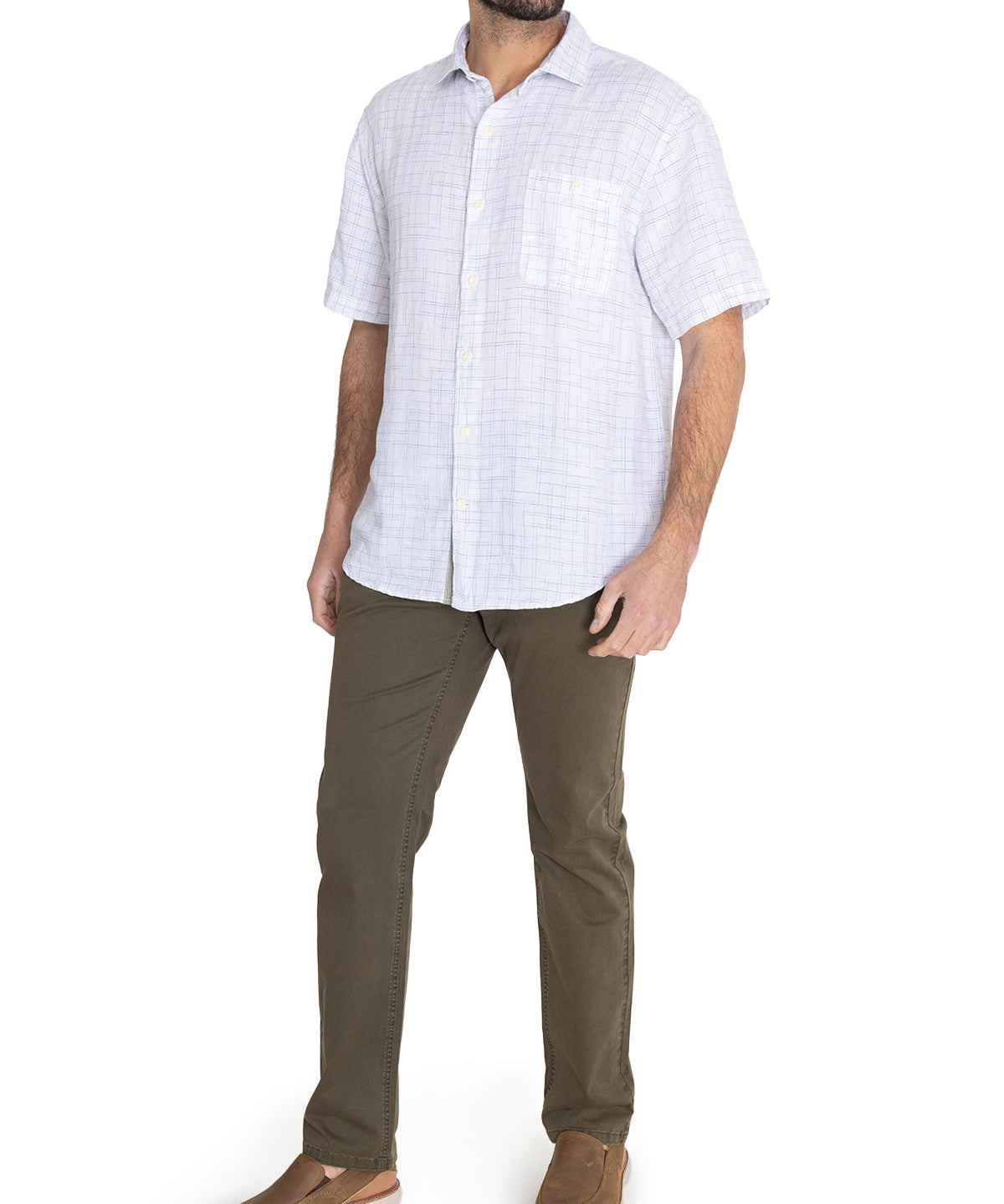 Pantalón Natural Flex Hombre Five Verde Oscuro Rockford