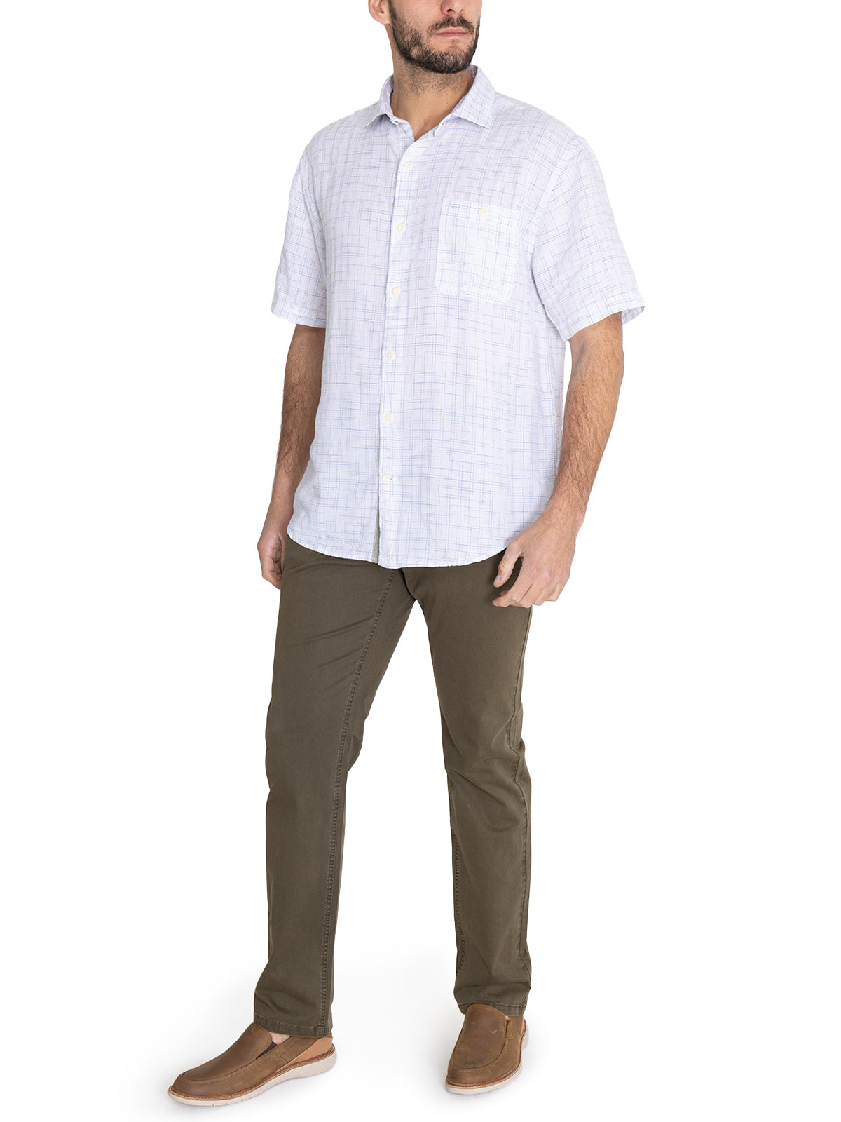 Pantalón Natural Flex Hombre Five Verde Oscuro Rockford