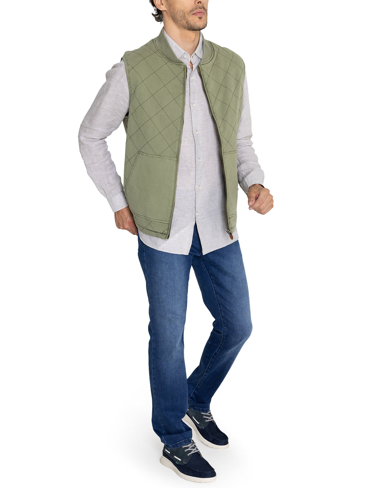 Chaqueta Thermore Hombre Laurito Verde Rockford
