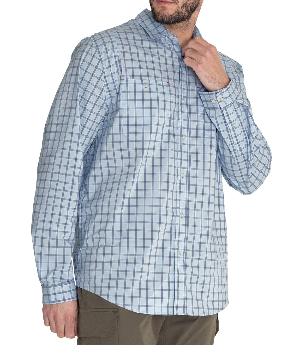 Camisa Upf Hombre Atacama Azul Rockford