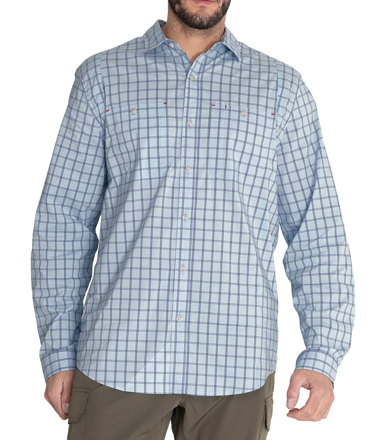 Camisa Upf Hombre Atacama Azul Rockford