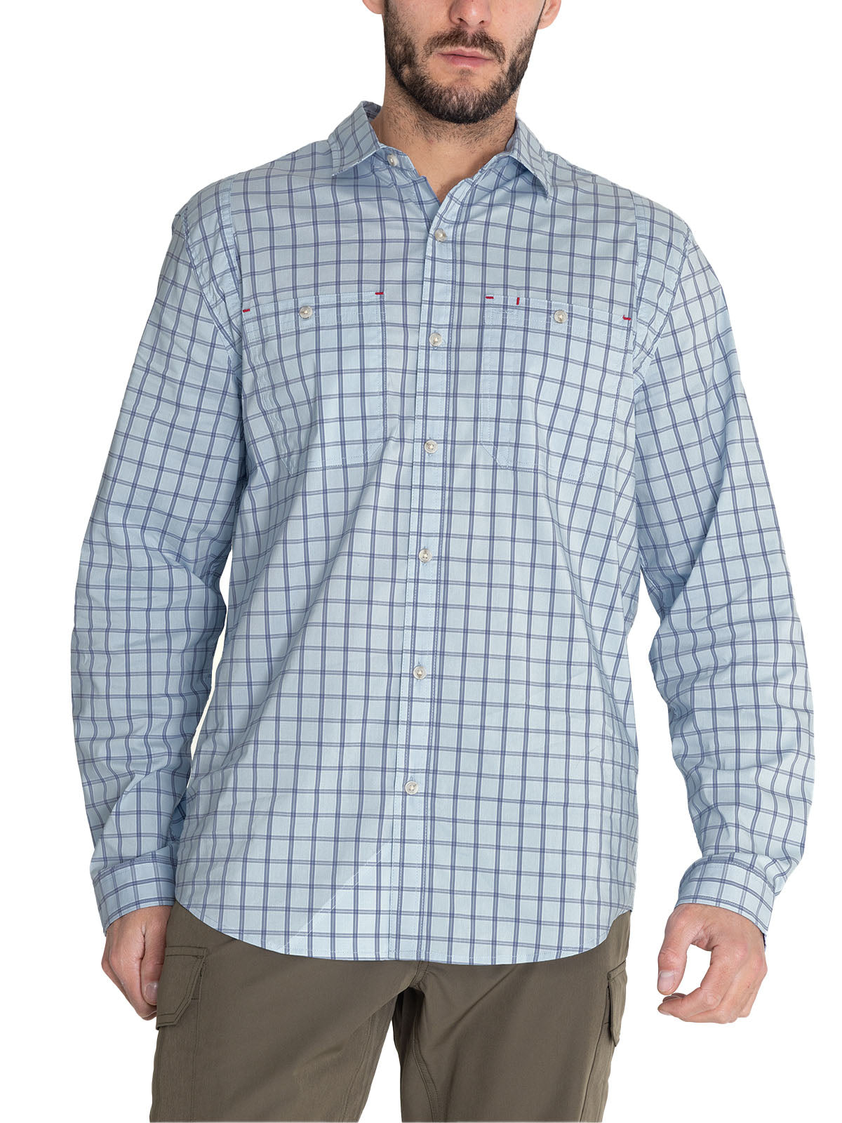 Camisa Upf Hombre Atacama Azul Rockford