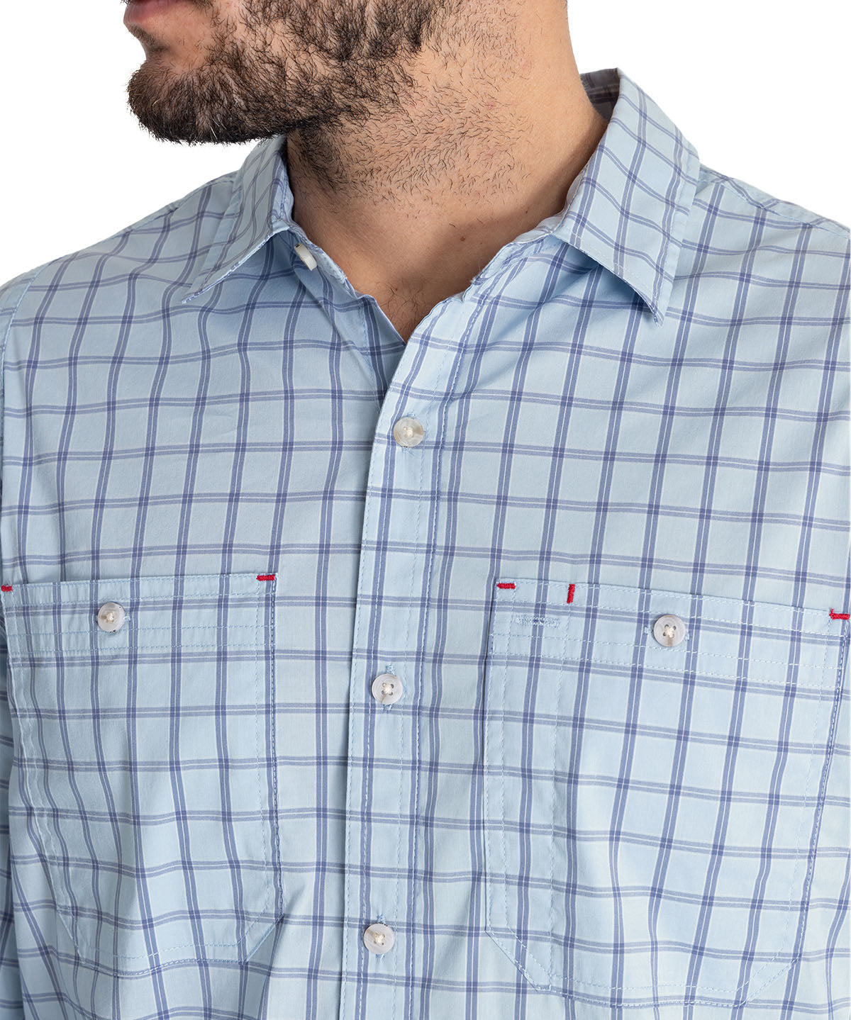 Camisa Upf Hombre Atacama Azul Rockford