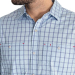 Camisa Upf Hombre Atacama Azul Rockford