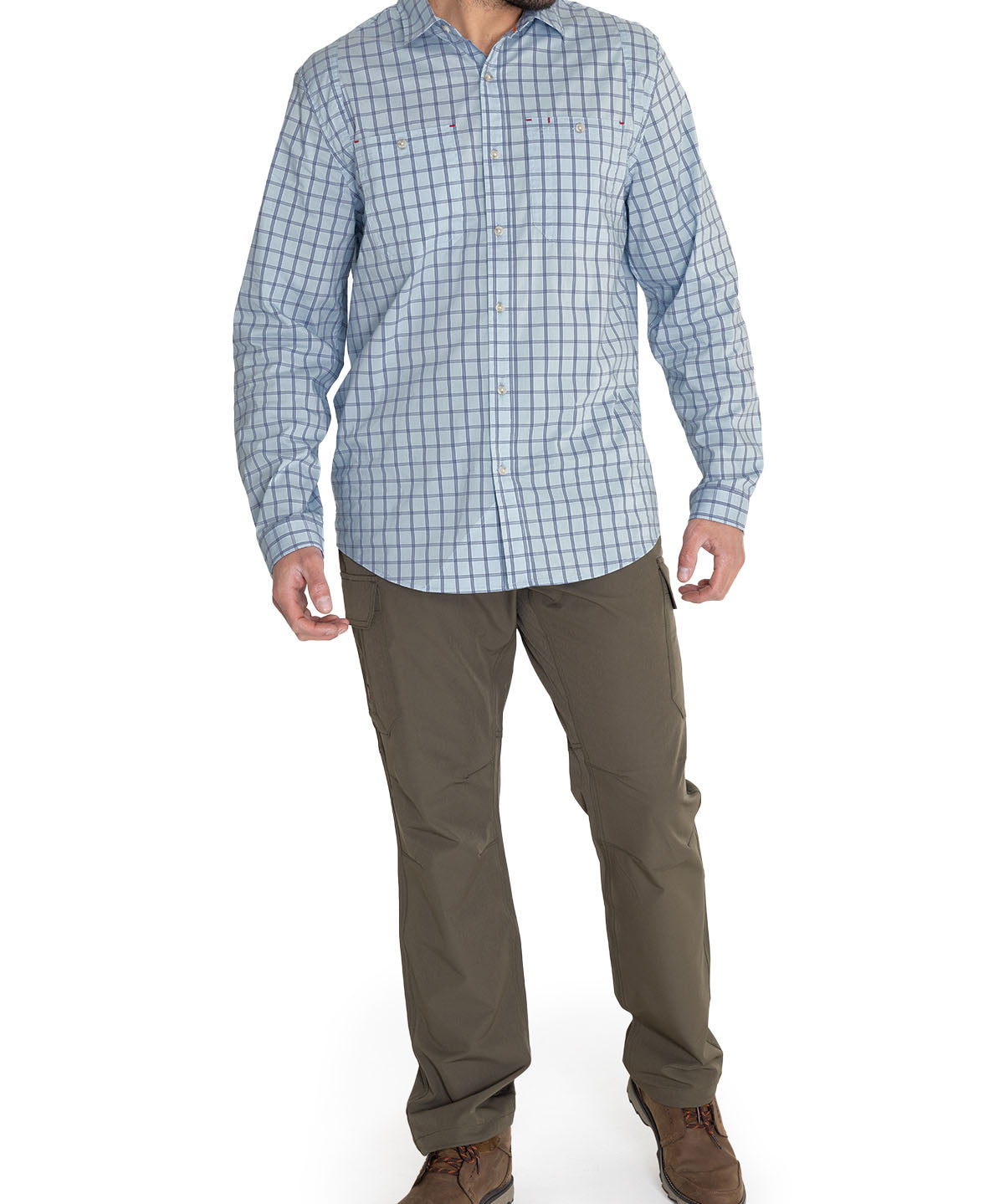 Camisa Upf Hombre Atacama Azul Rockford