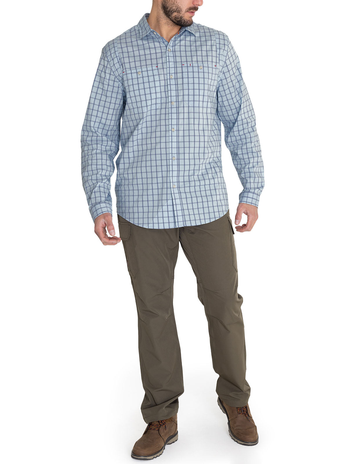 Camisa Upf Hombre Atacama Azul Rockford