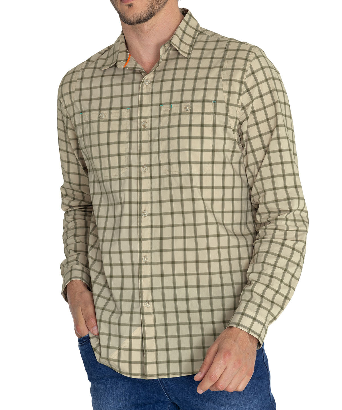 Camisa Upf Hombre Atacama Verde Rockford