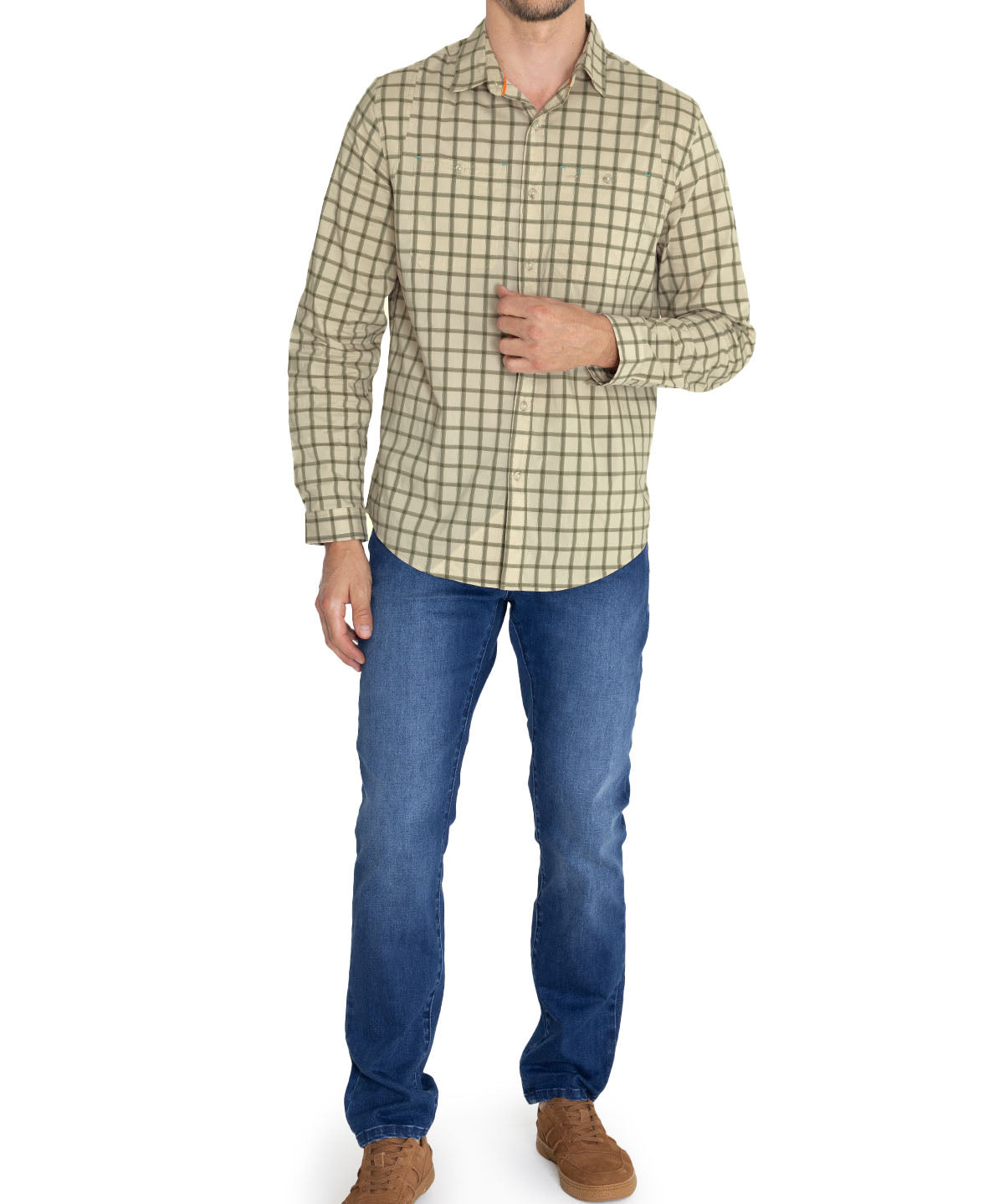 Camisa Upf Hombre Atacama Verde Rockford