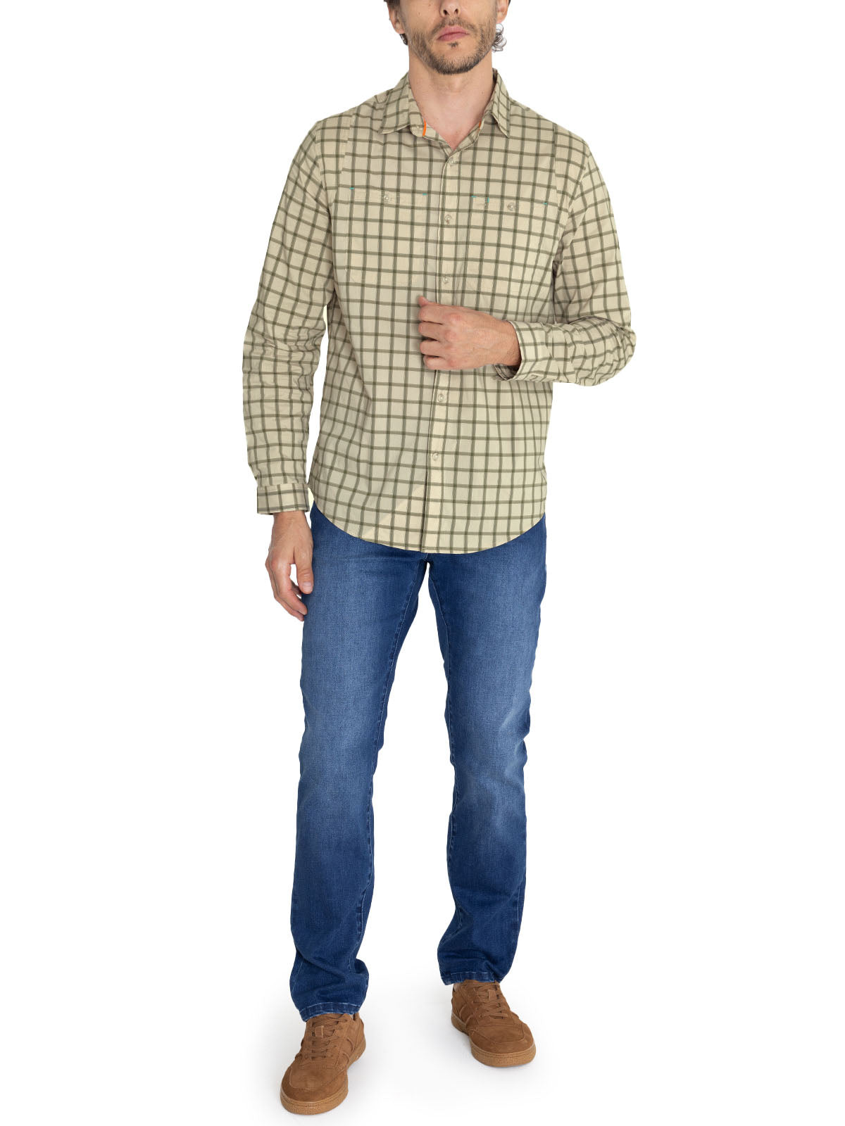 Camisa Upf Hombre Atacama Verde Rockford