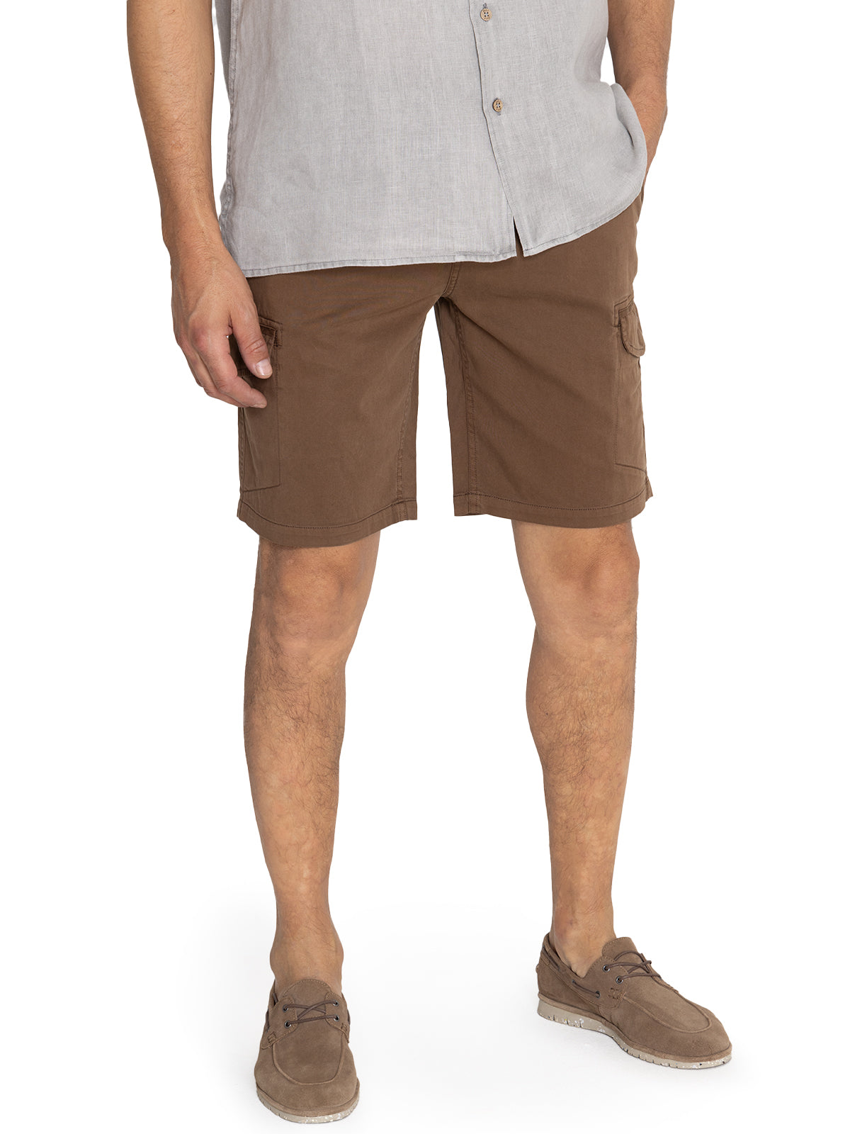 Short Tencel Hombre Kunapro Café Rockford