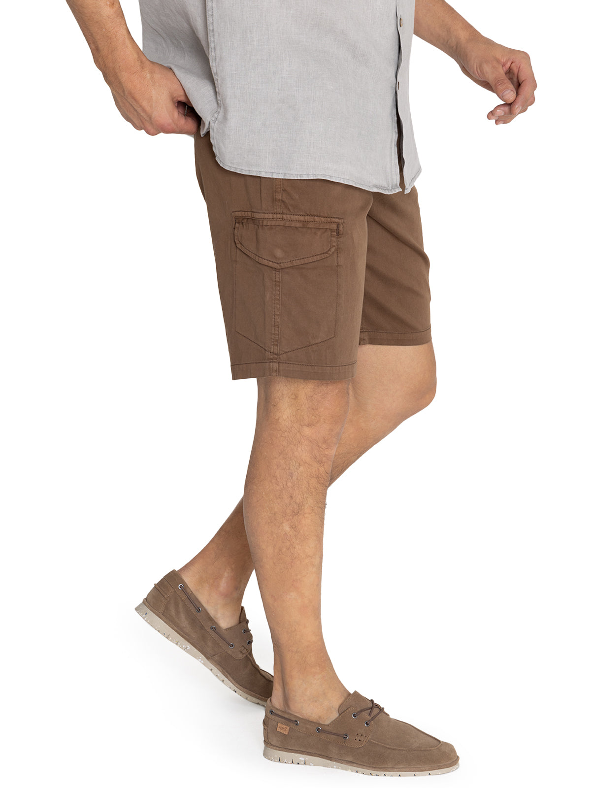 Short Tencel Hombre Kunapro Café Rockford