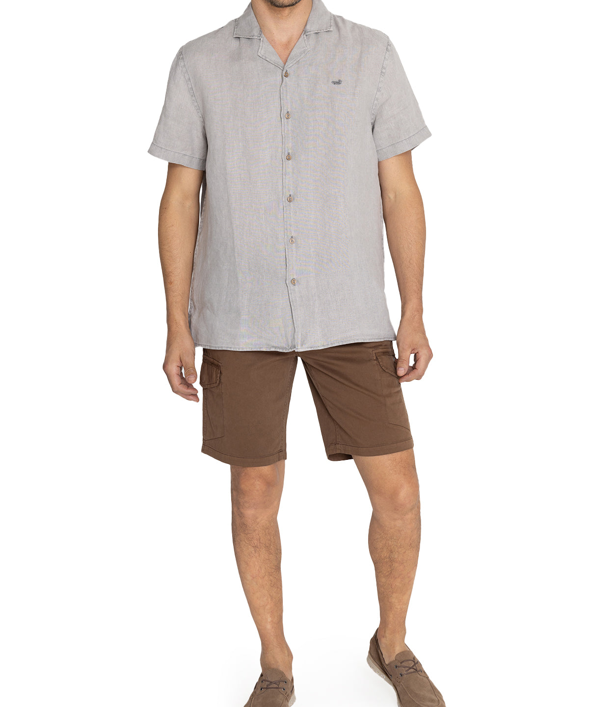 Short Tencel Hombre Kunapro Café Rockford
