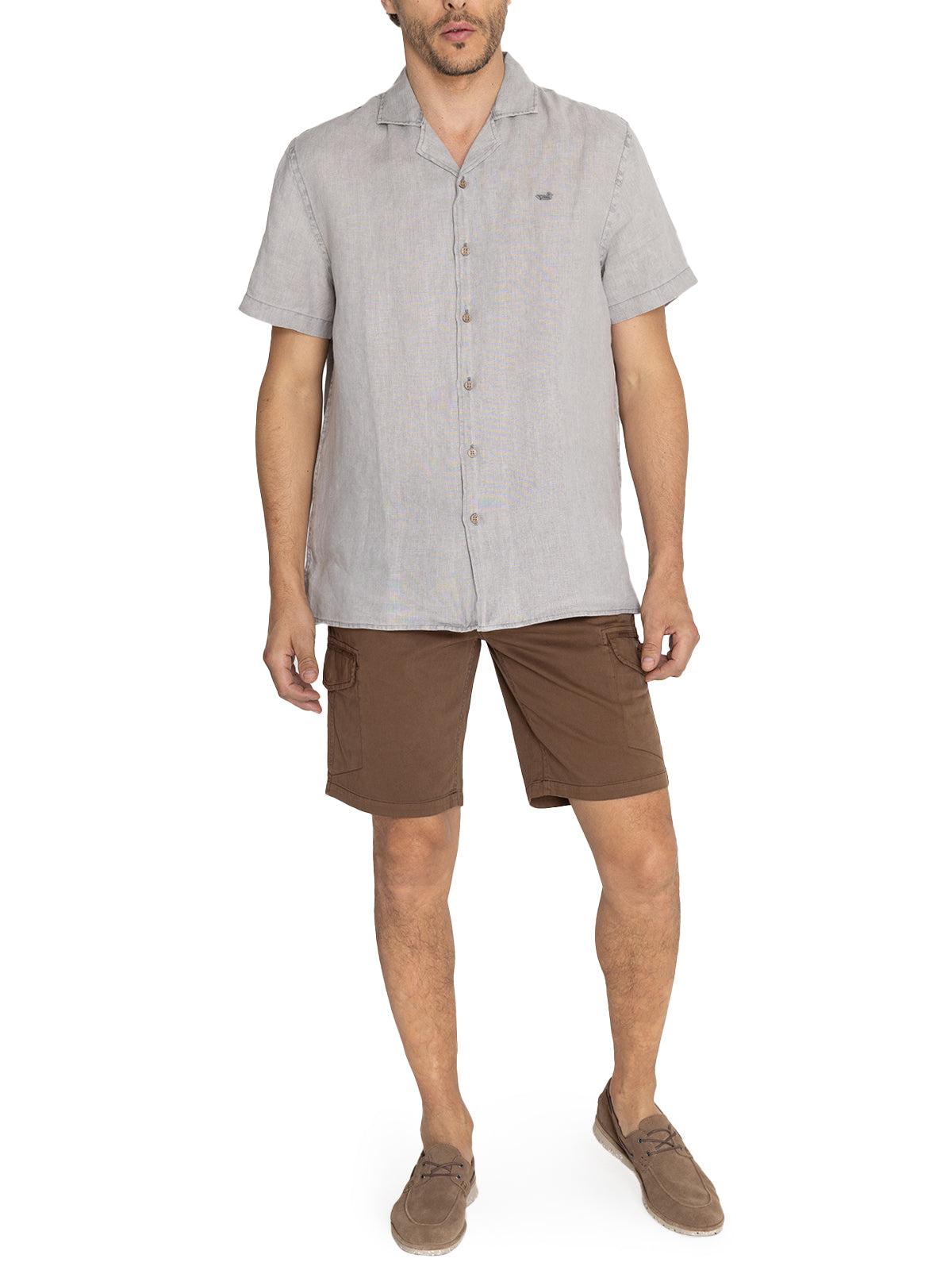 Short Tencel Hombre Kunapro Café Rockford