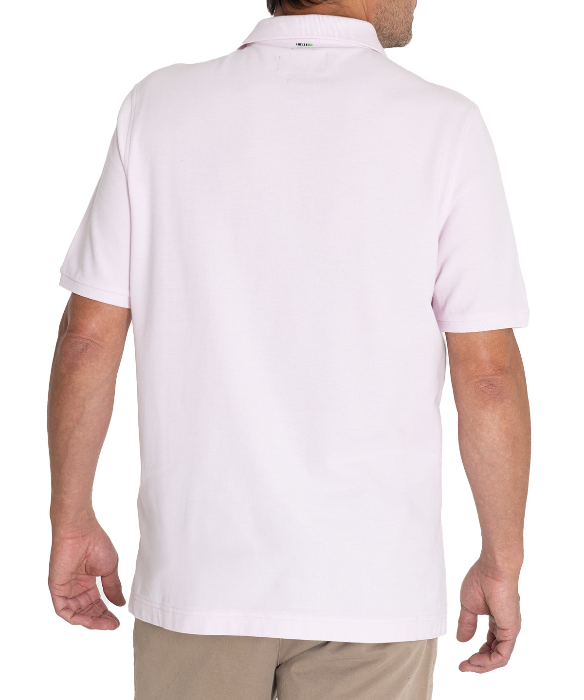 Polera Algodón Pima Hombre Newmitchel Rosado Rockford